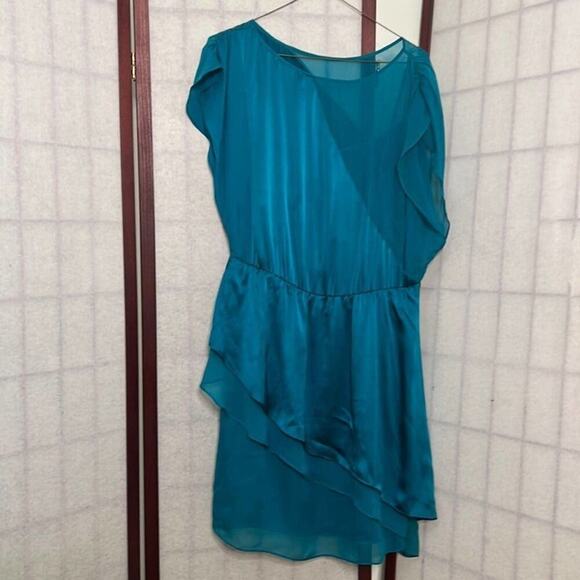 ALICE + OLIVIA SILK MINI DRESS SIZE L - Picture 2 of 11